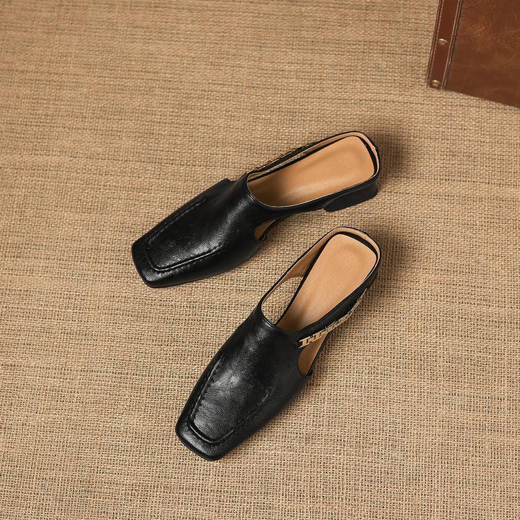 Vyla | Echtes Leder Mules