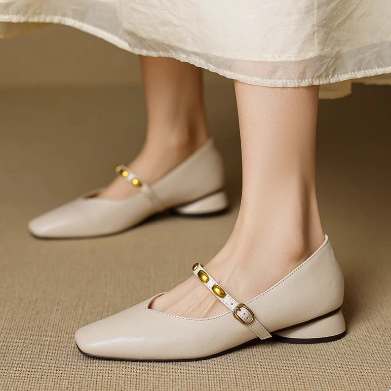 Zyra | Echtes Leder Ballerinas