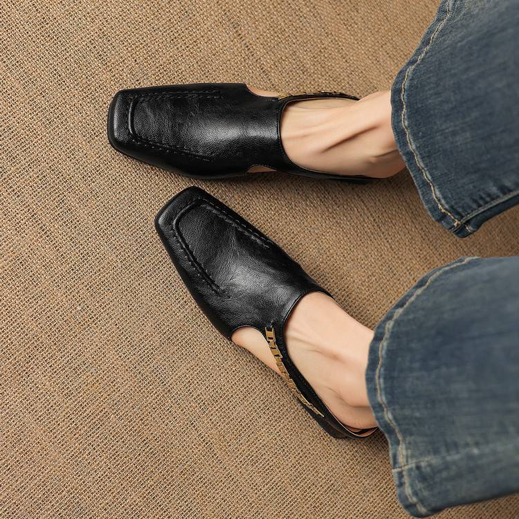 Vyla | Echtes Leder Mules