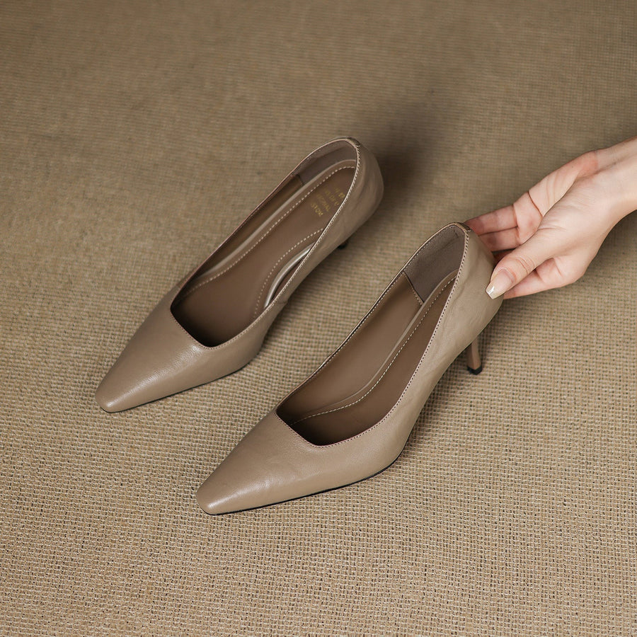 Zala | Echtes Leder Absatzschuhe