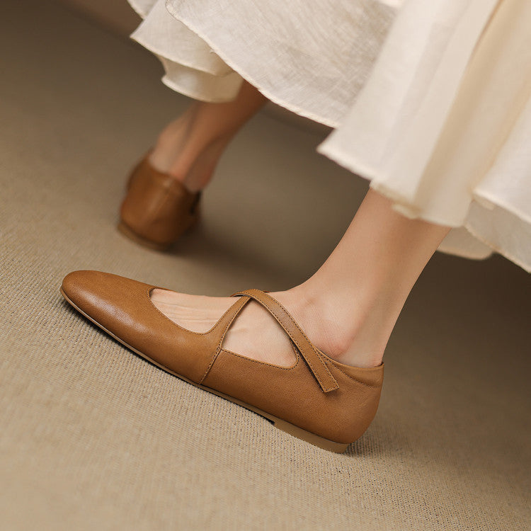 Zeor | Echtes Leder Ballerinas