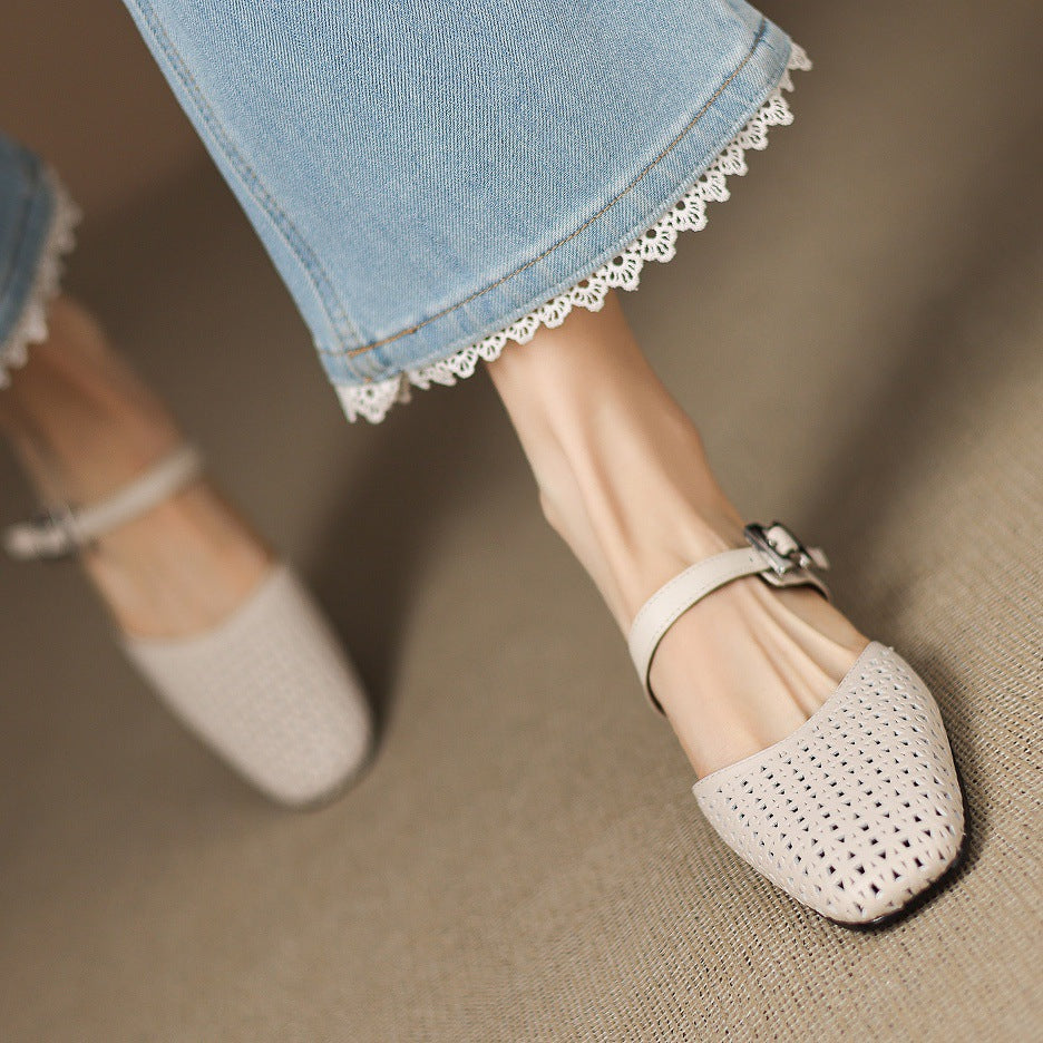 Nilda | Echtes Leder Mules