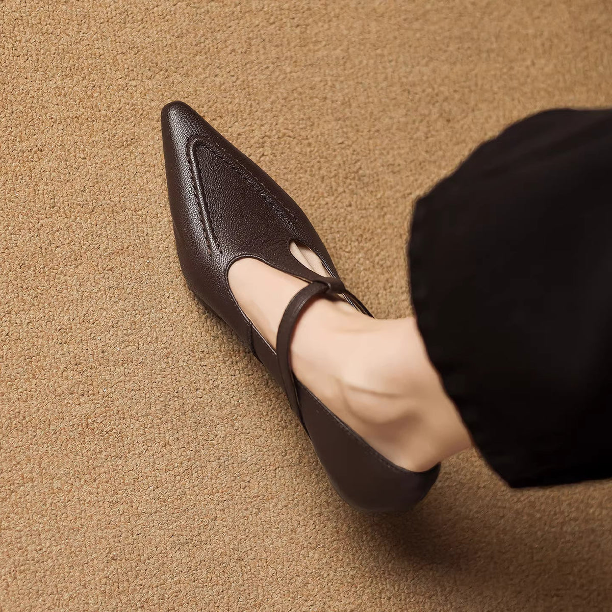 Tirea | Echtes Leder Absatzschuhe