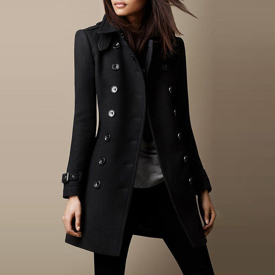 Renate™ - Eleganter Wintermantel aus Wolle