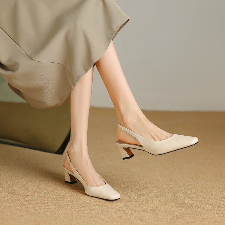 Ersa | Echtes Leder Slingbacks