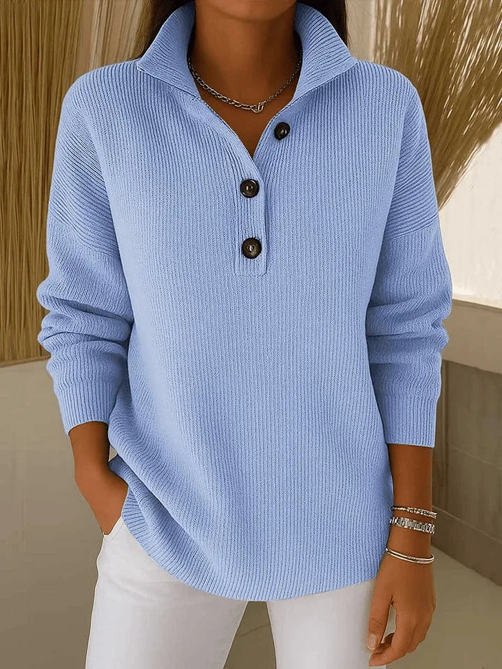 Jolanda | Poloshirt mit V-Ausschnitt