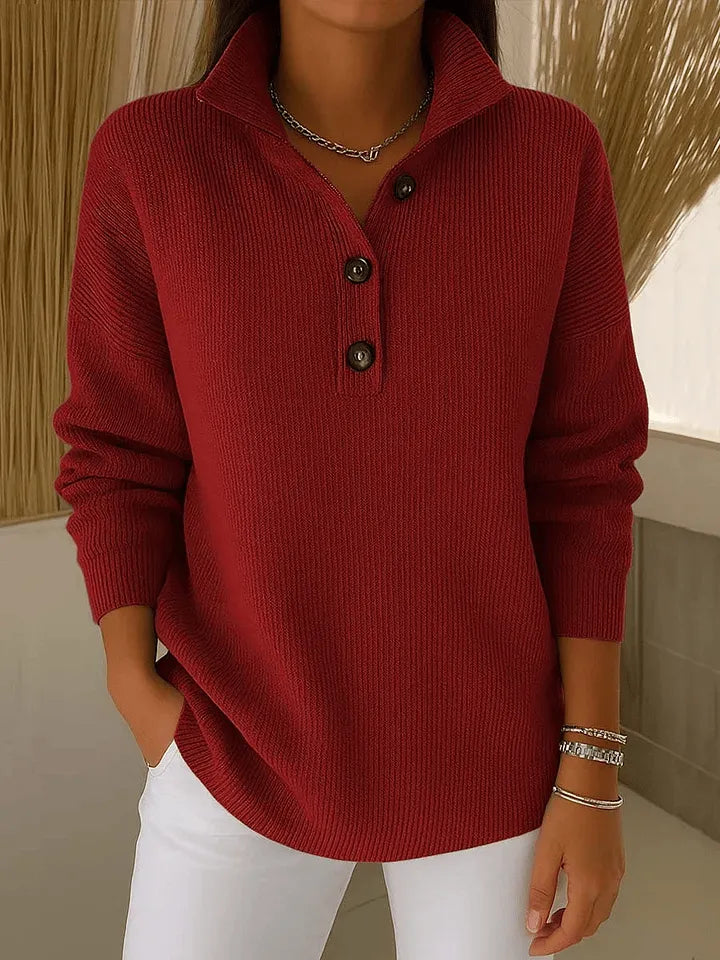 Jolanda | Poloshirt mit V-Ausschnitt