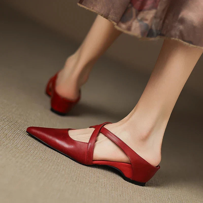 Aluna™ | Mules aus echtem Leder