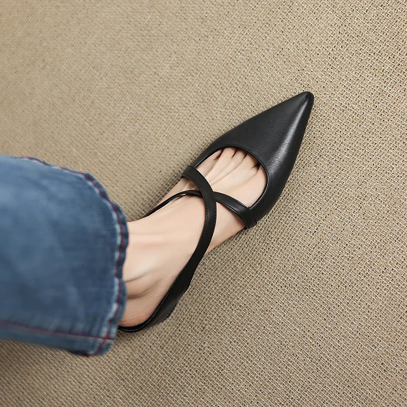 Aluna™ | Mules aus echtem Leder