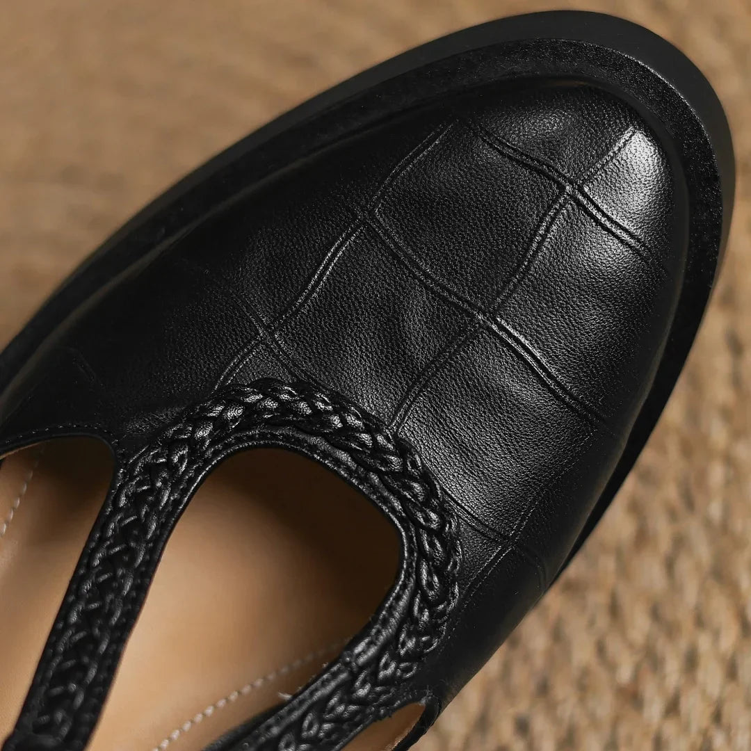Chiara | Elegante T-Strap Mid-Heel Schuhe
