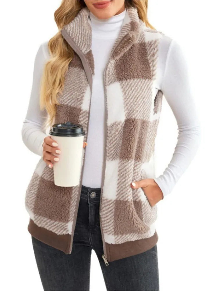 Nina™ - Ärmellose Strickjacke für Damen