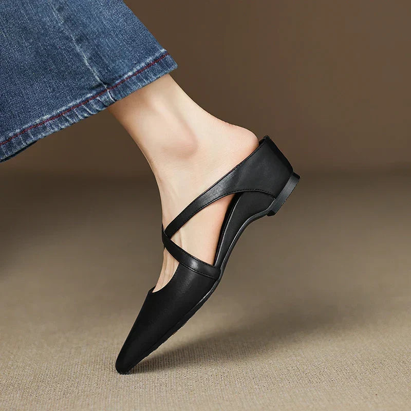 Aluna™ | Mules aus echtem Leder