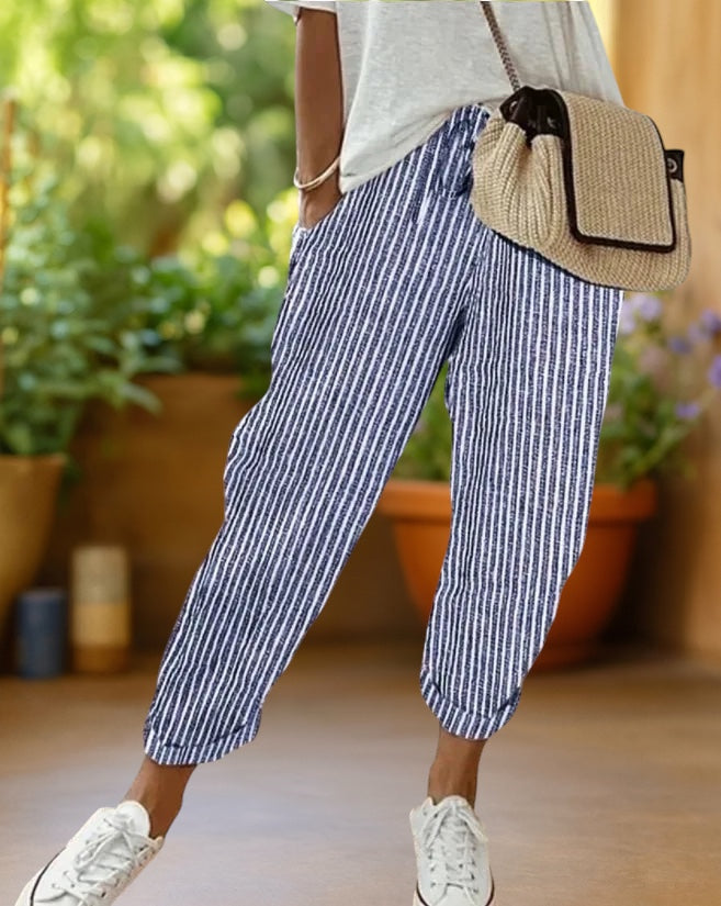 Marlowe™ | Streifenhose mit Kordel