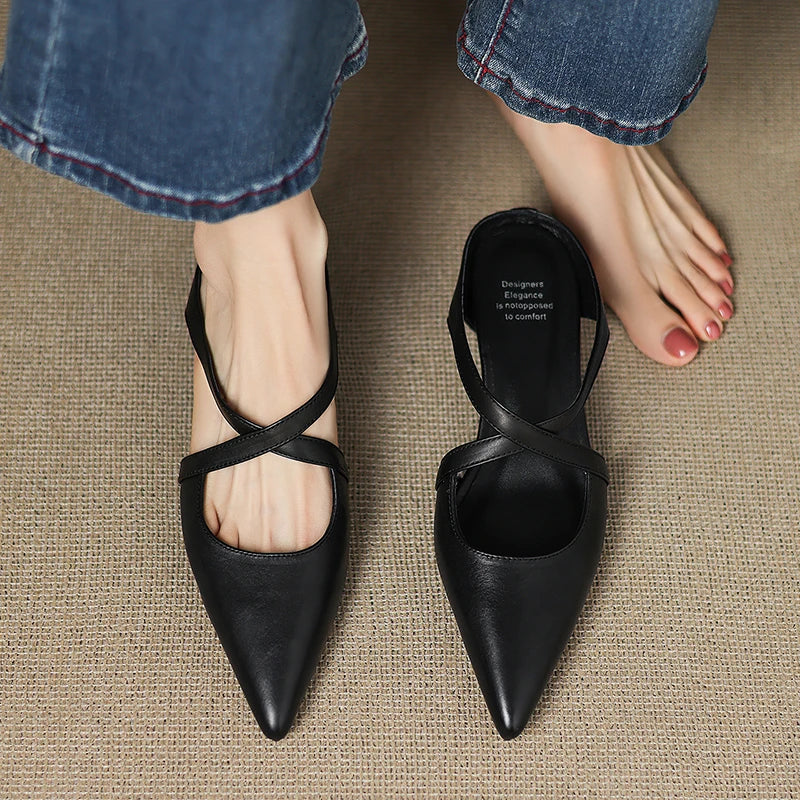Aluna™ | Mules aus echtem Leder