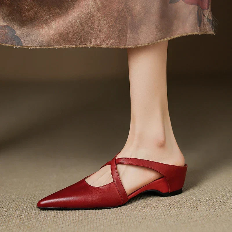Aluna™ | Mules aus echtem Leder