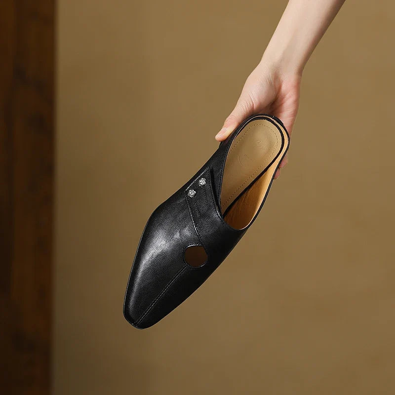 Olga | Echtes Leder Mules
