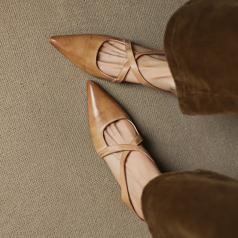 Aluna™ | Mules aus echtem Leder