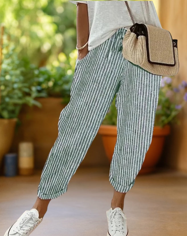 Marlowe™ | Streifenhose mit Kordel