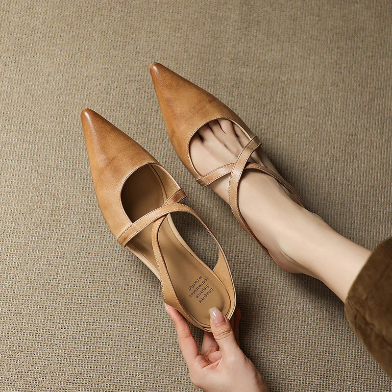 Aluna™ | Mules aus echtem Leder
