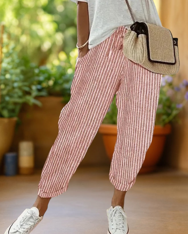 Marlowe™ | Streifenhose mit Kordel