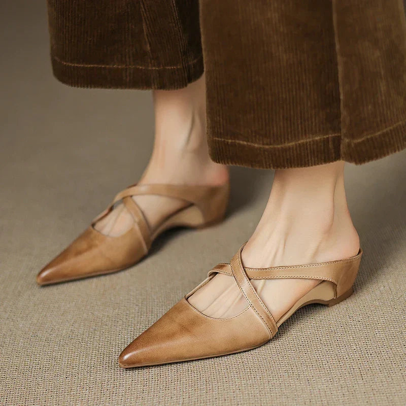 Aluna™ | Mules aus echtem Leder