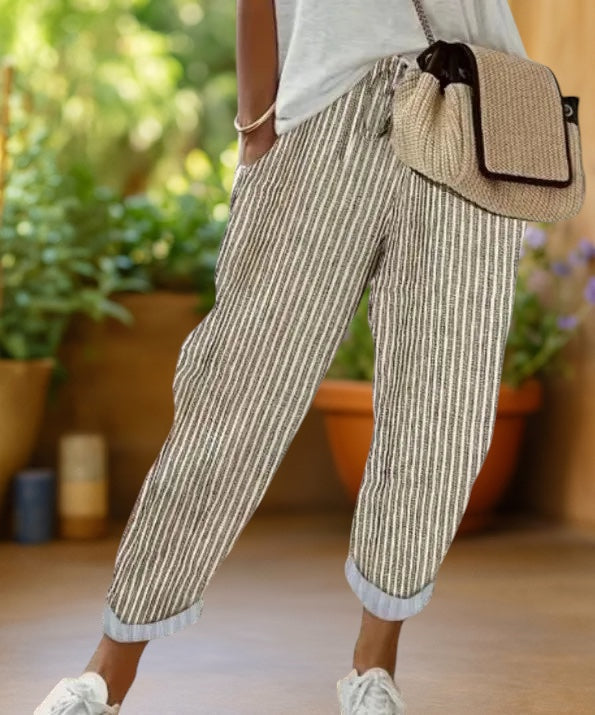 Marlowe™ | Streifenhose mit Kordel