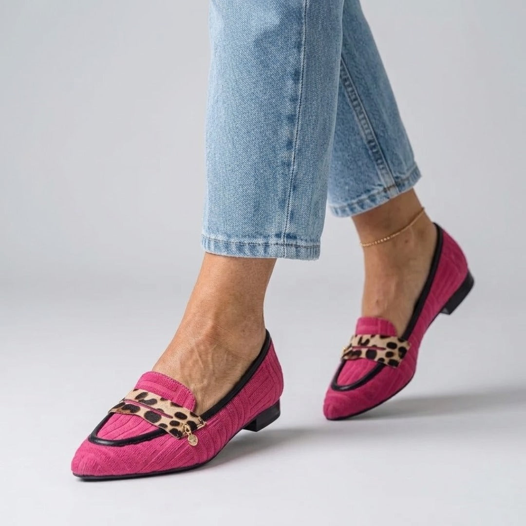 Fiorel | Slip-on-Loafer im Leopardenmuster