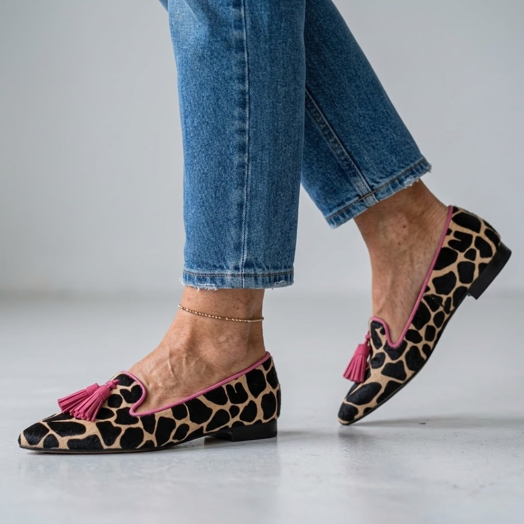 Ondine | Spitze Slipper mit Quasten