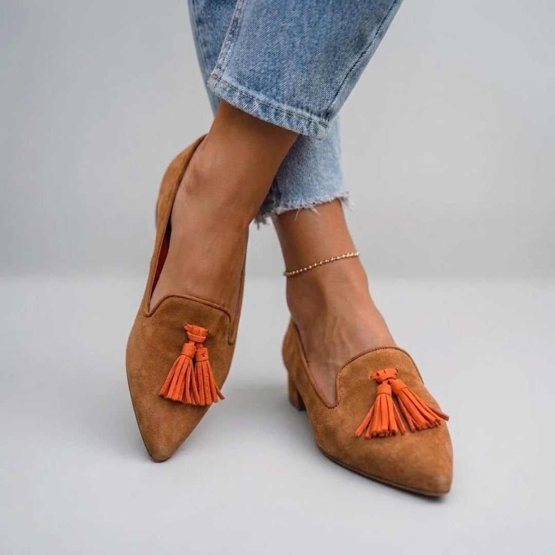 Liviane | Spitz zulaufende Ballerinas