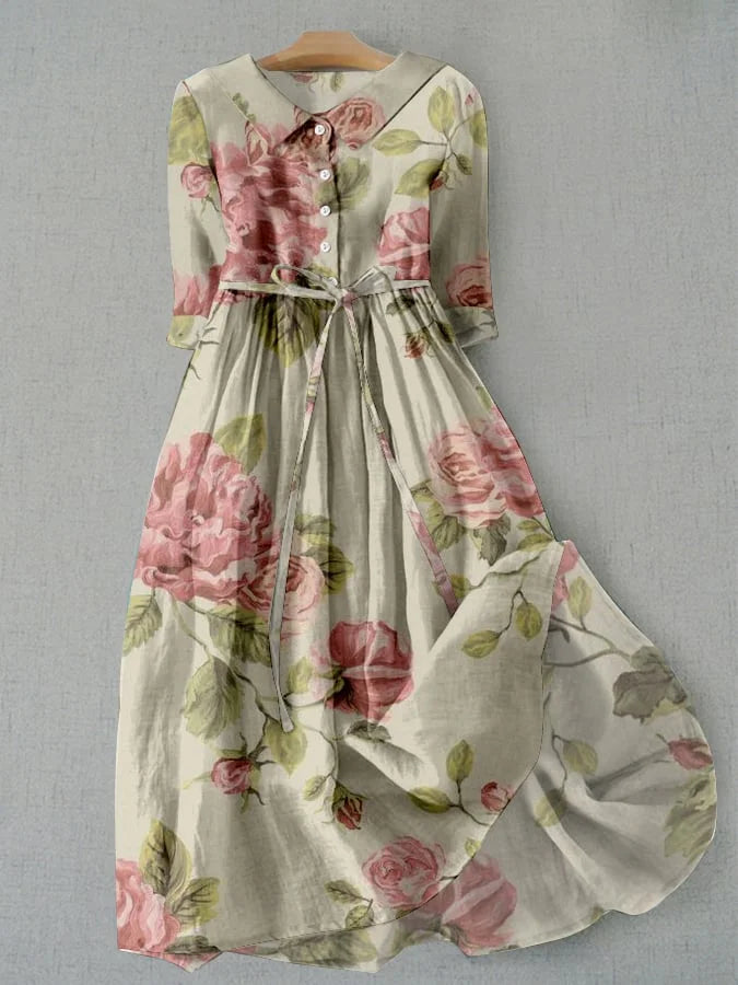 Helena | Vintage-Kleid mit Rosen