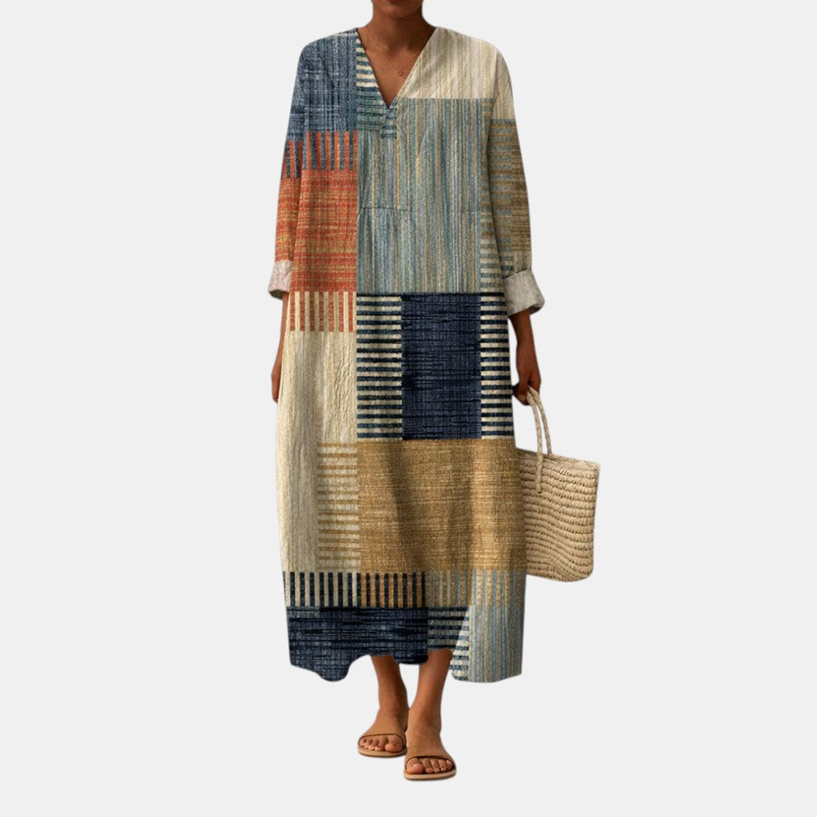 Ana™ | Abstrakt Bedrucktes Kleid