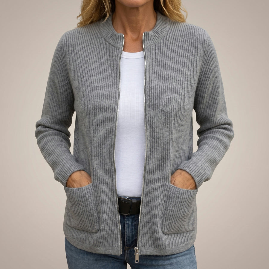 Annika | Gemütlicher Cardigan mit tiefen Taschen