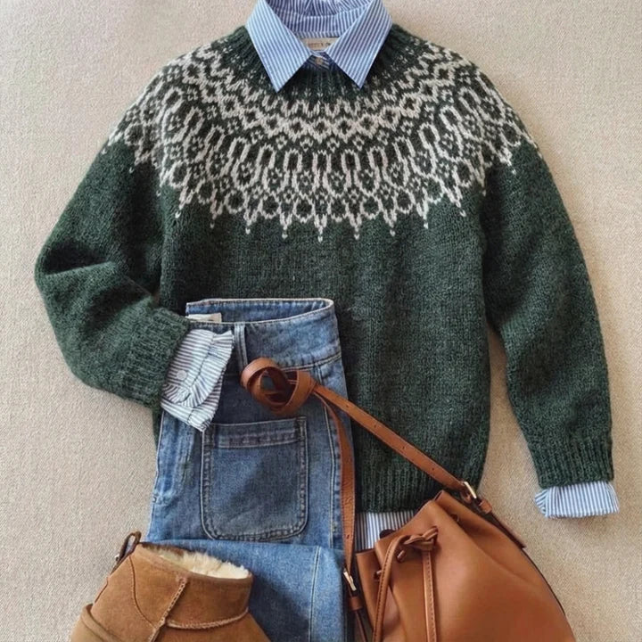 Runa™ | Strickpullover mit Fair-Isle-Muster