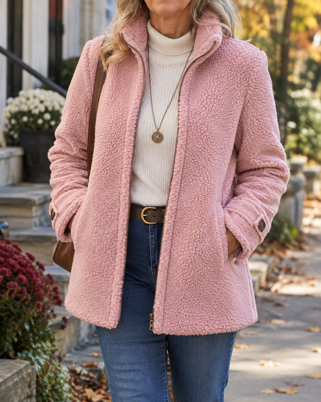 Rebecca™ | Gemütliche Stehkragenjacke