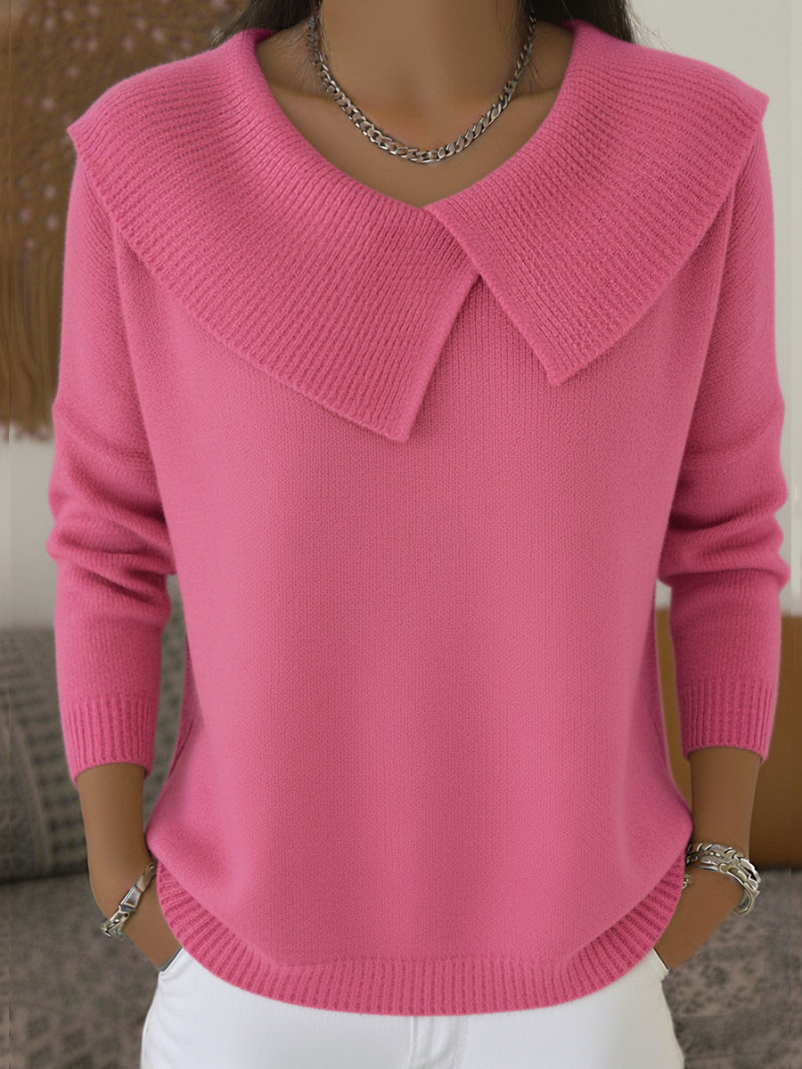 Josien | Warmer Pullover mit weichem Kragen