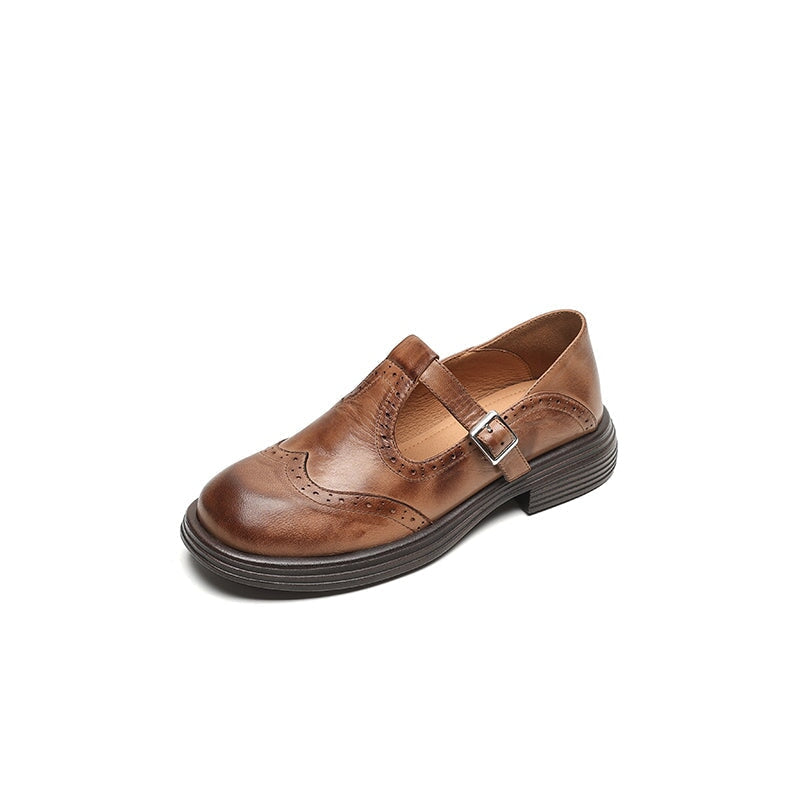 Verda | Vegane Leder Mary Jane Ballerinas