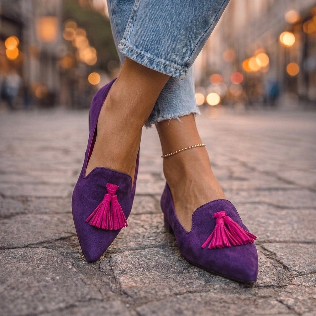 Liviane | Spitz zulaufende Ballerinas