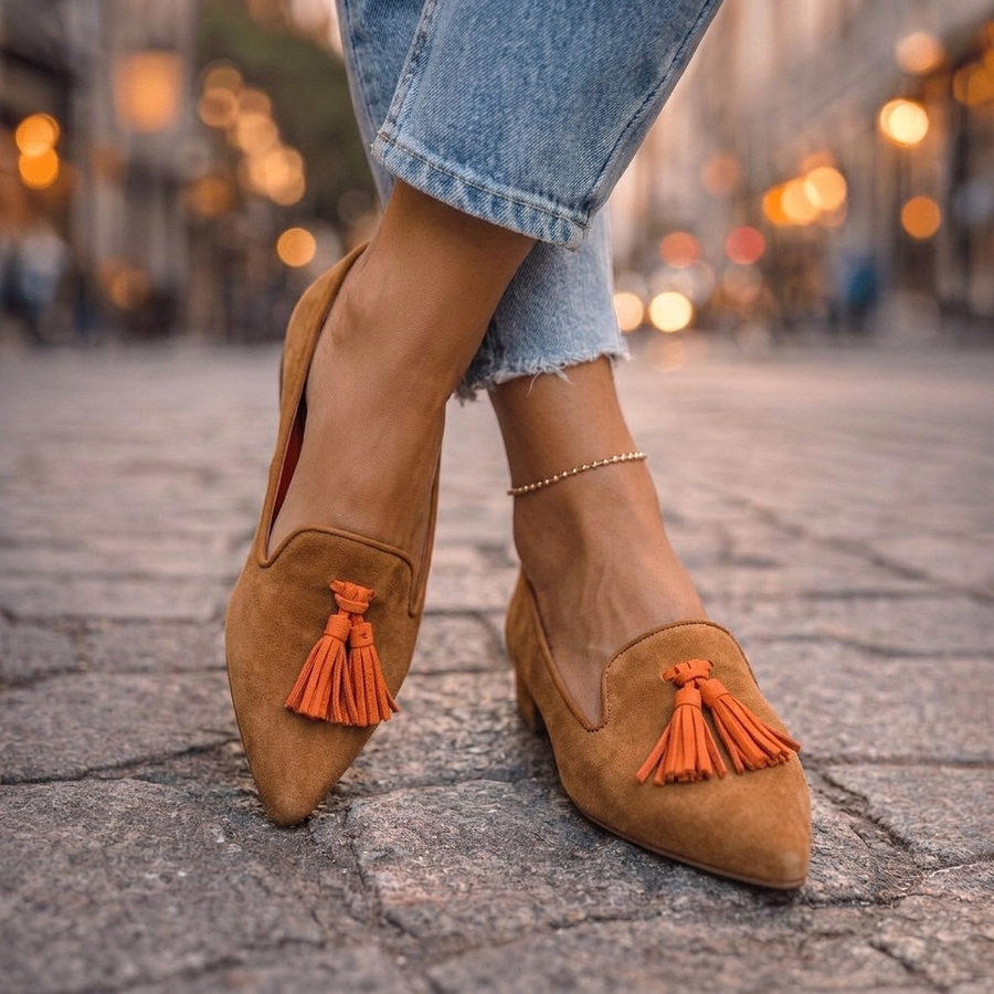Liviane | Spitz zulaufende Ballerinas