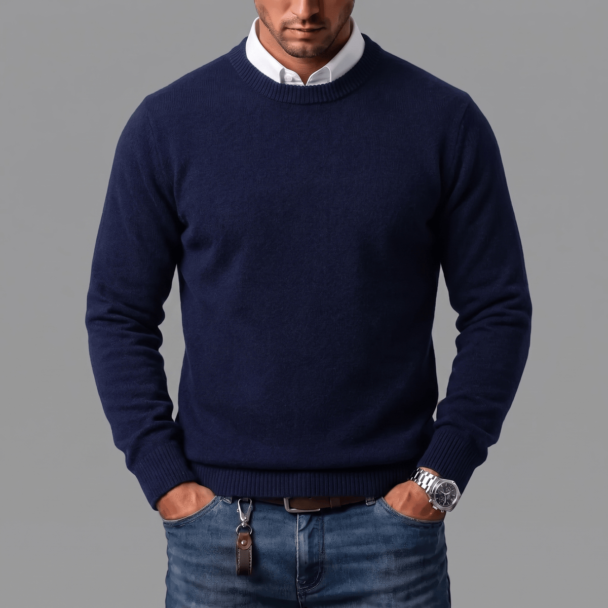 Donacci | Pullover mit Rundhalsausschnitt