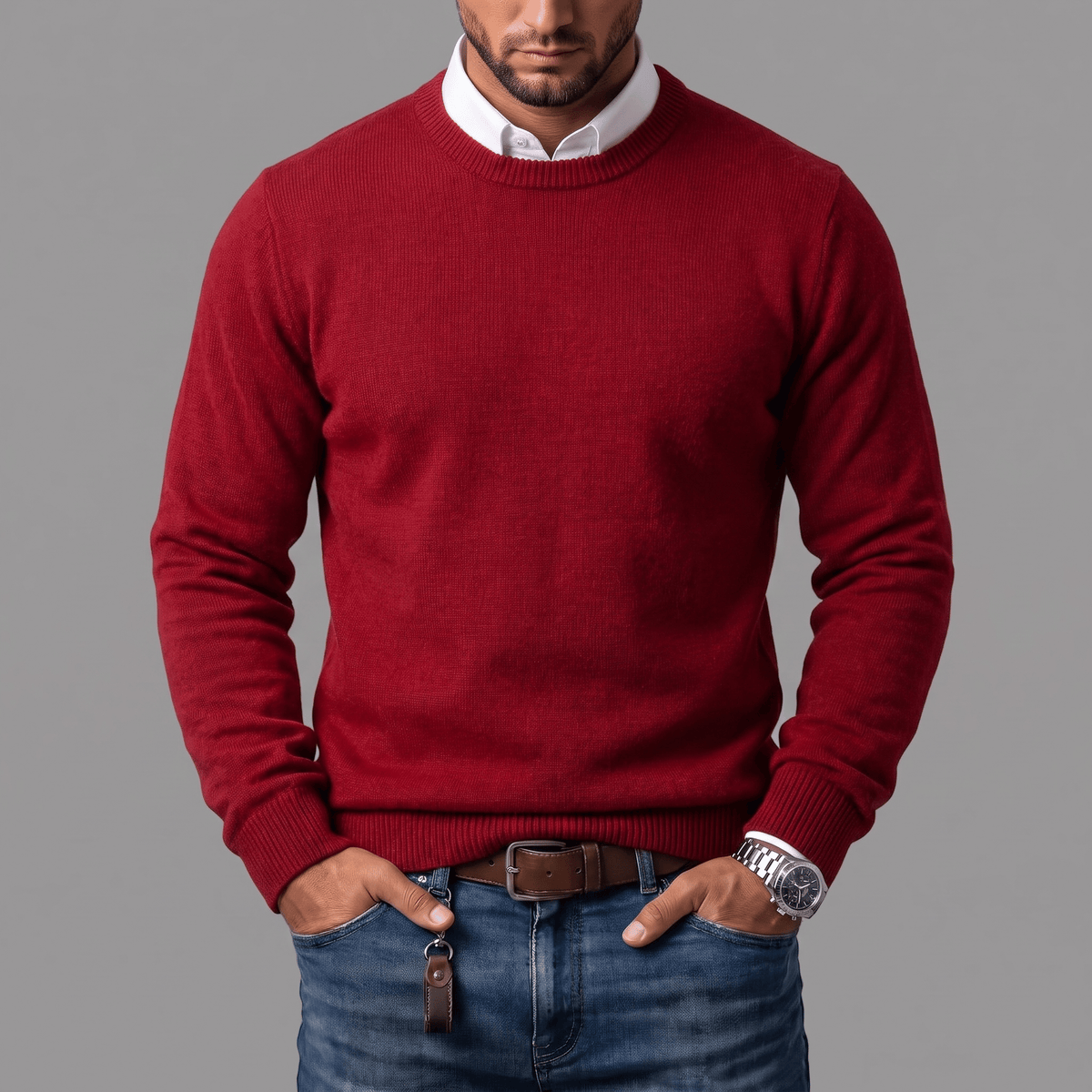 Donacci | Pullover mit Rundhalsausschnitt