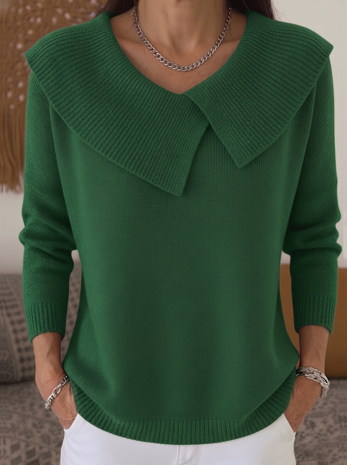 Sunnora | Weitkragenpullover