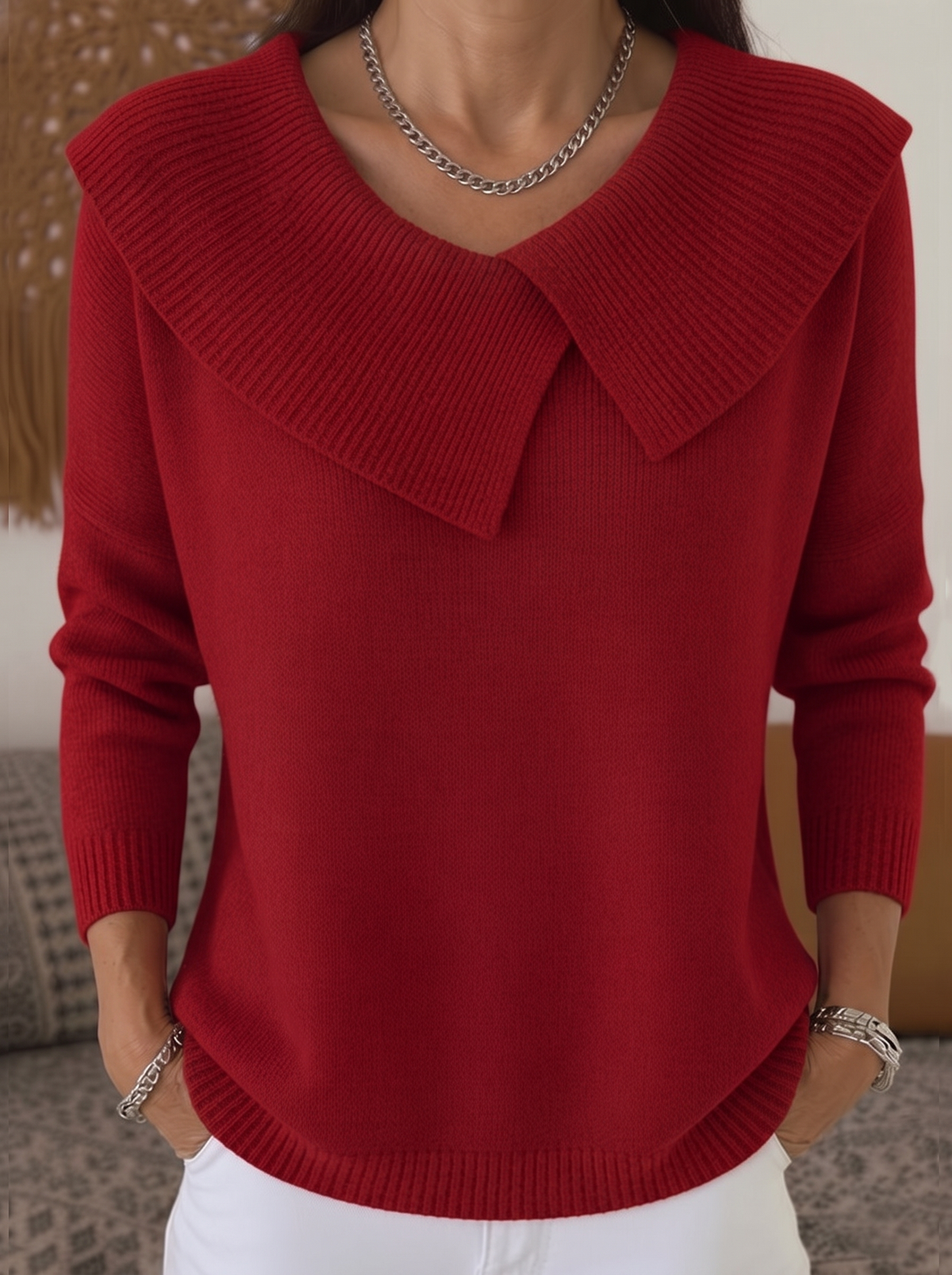 Sunnora | Weitkragenpullover