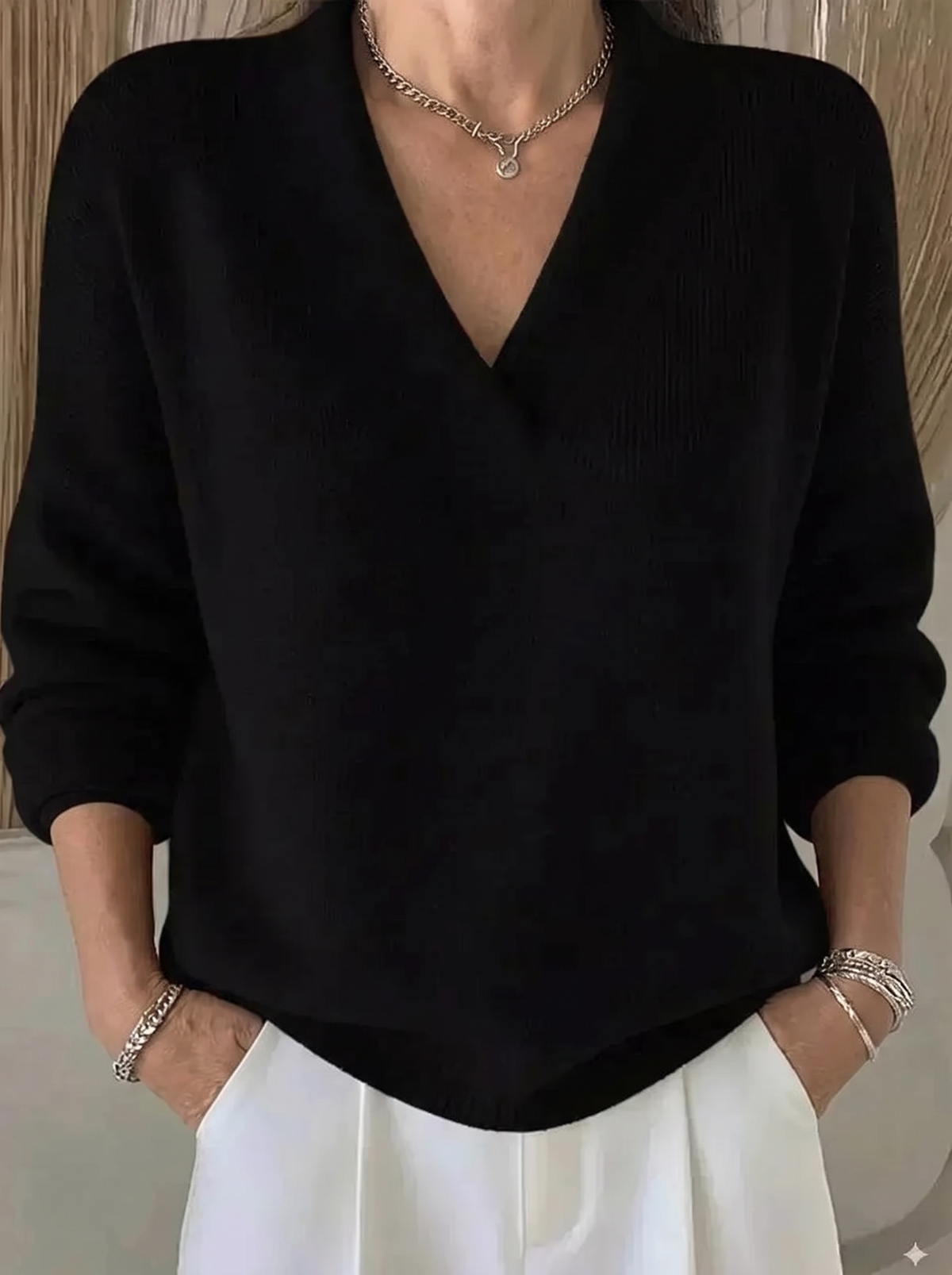 Verina | Eleganter Pullover mit V-Ausschnitt
