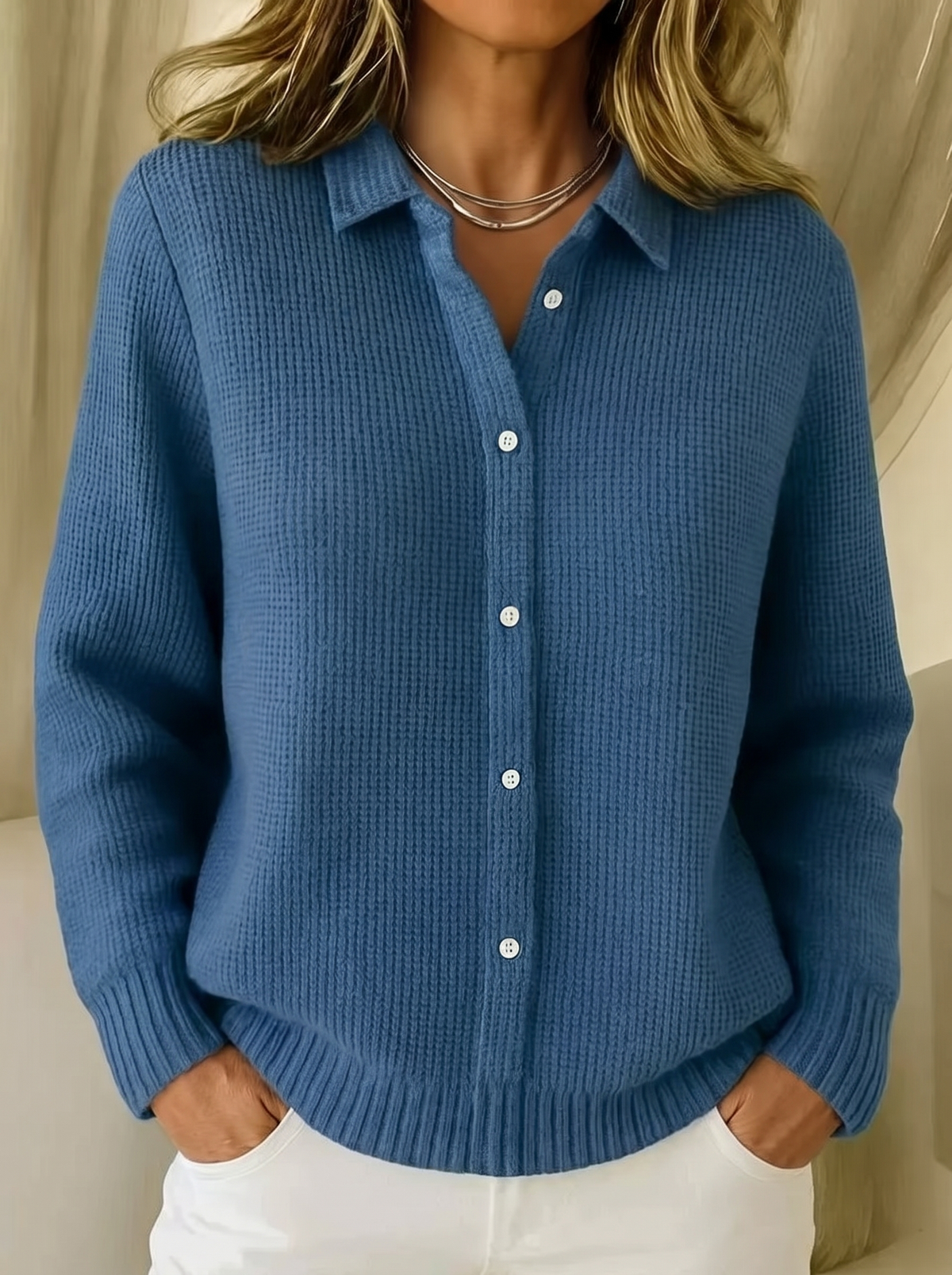 Carys | Weicher Texturierter Cardigan
