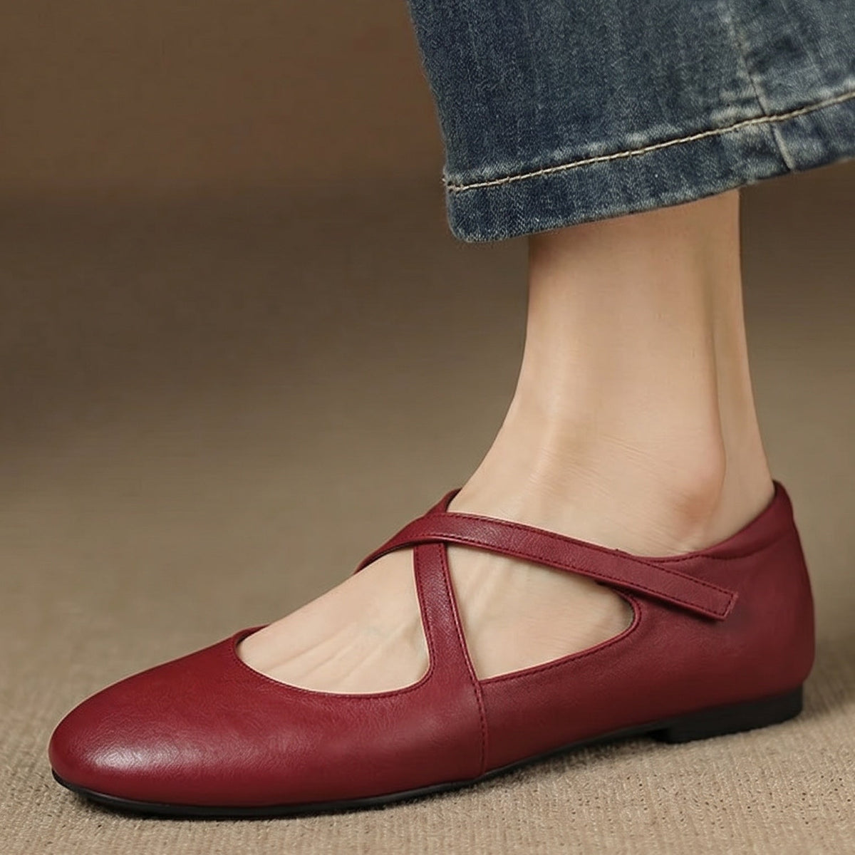 Zeor | Echtes Leder Ballerinas