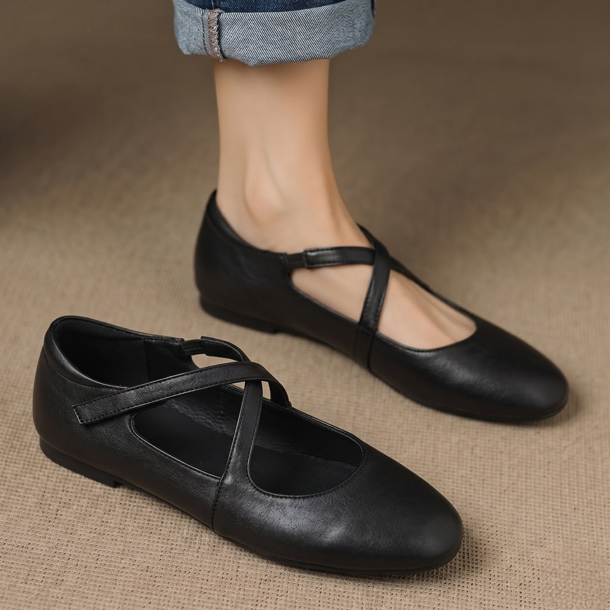 Zeor | Echtes Leder Ballerinas