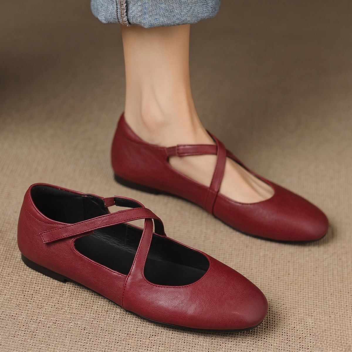 Zeor | Echtes Leder Ballerinas