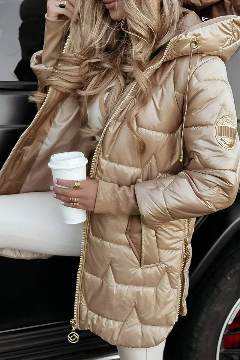Xalviere | Mila Winterjacke mit Kapuze für Damen