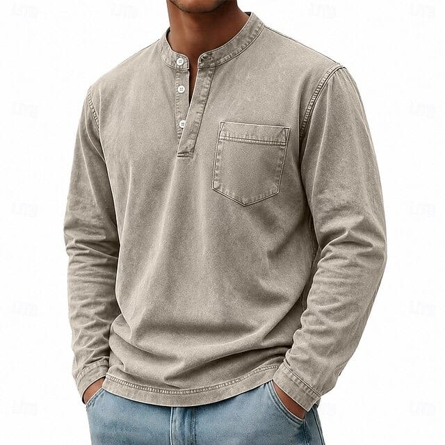 André Ferran Saltwater Langarm-Henley