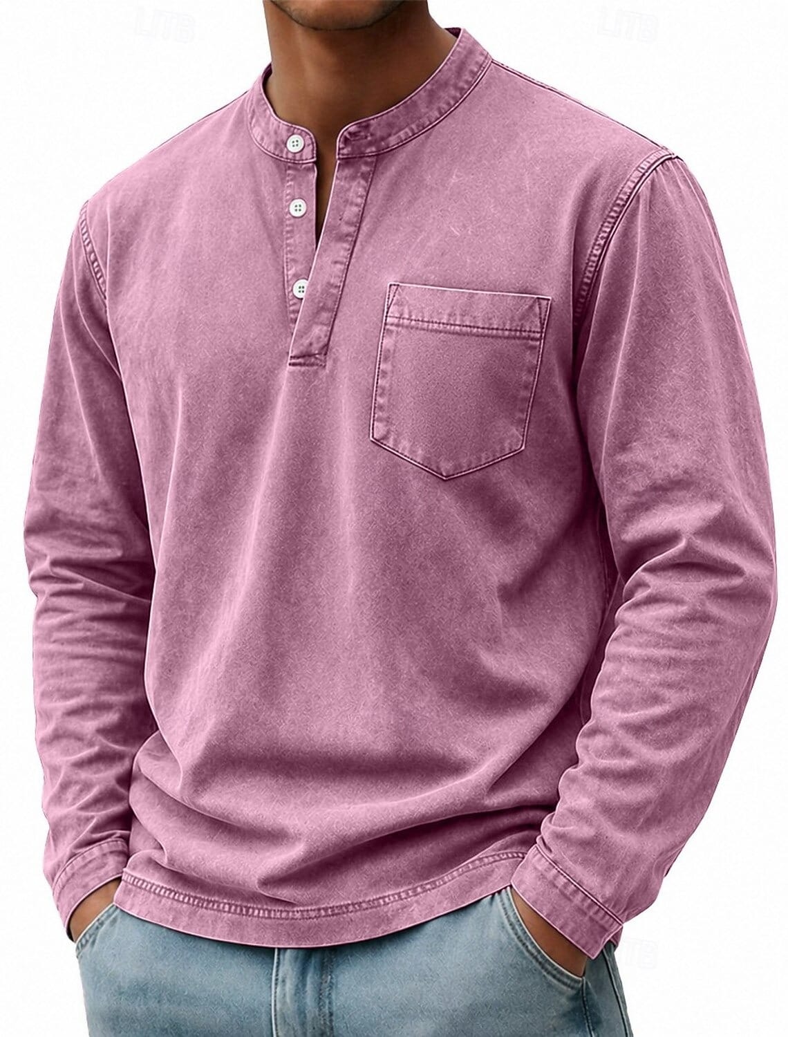 André Ferran Saltwater Langarm-Henley
